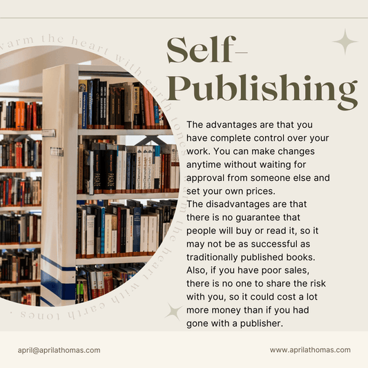 How to Become a Self-Published Author - Aprilathomas
