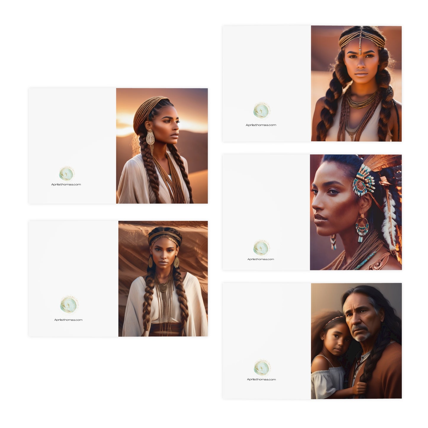 Multi-Design Greeting Cards (5-Pack)