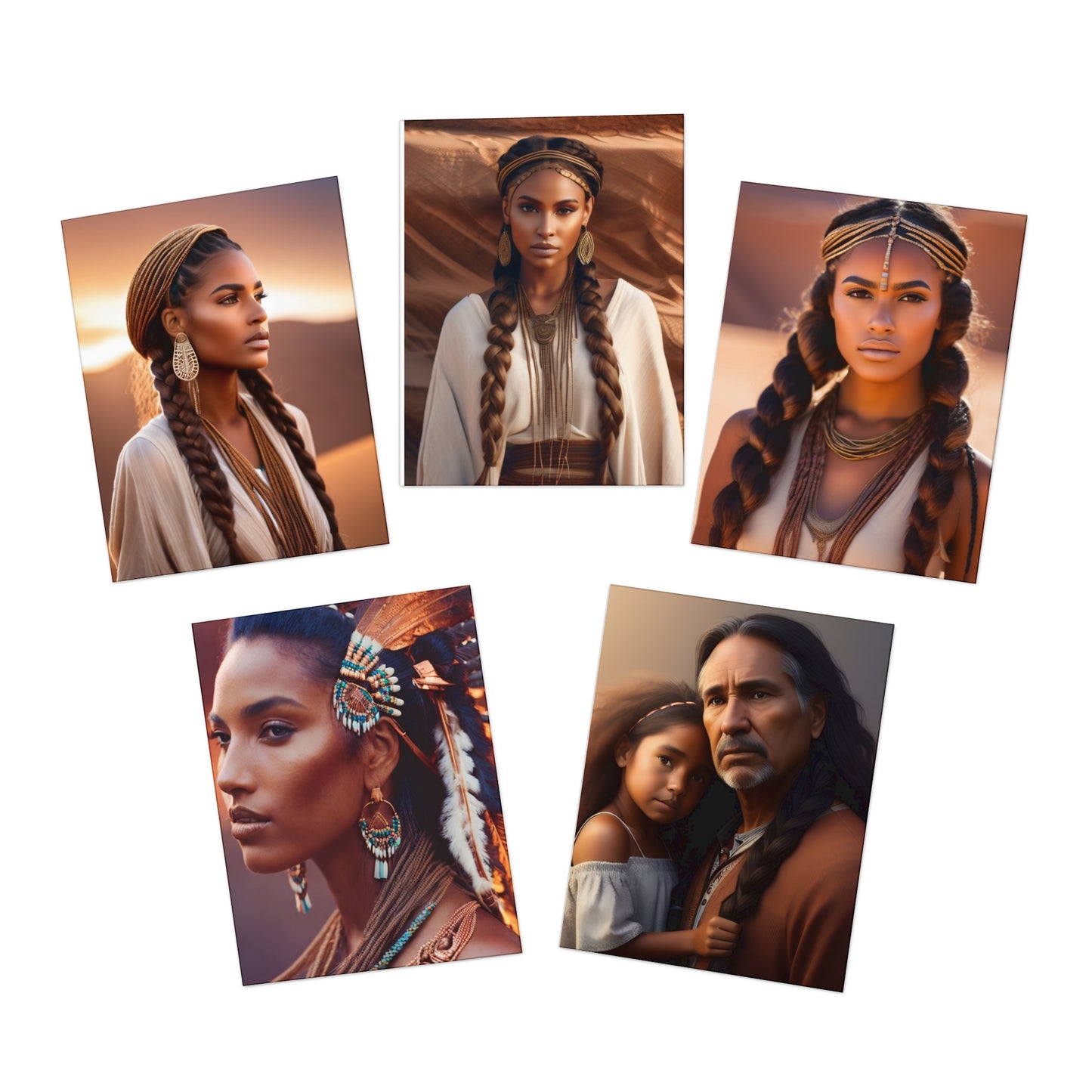 Multi-Design Greeting Cards (5-Pack)