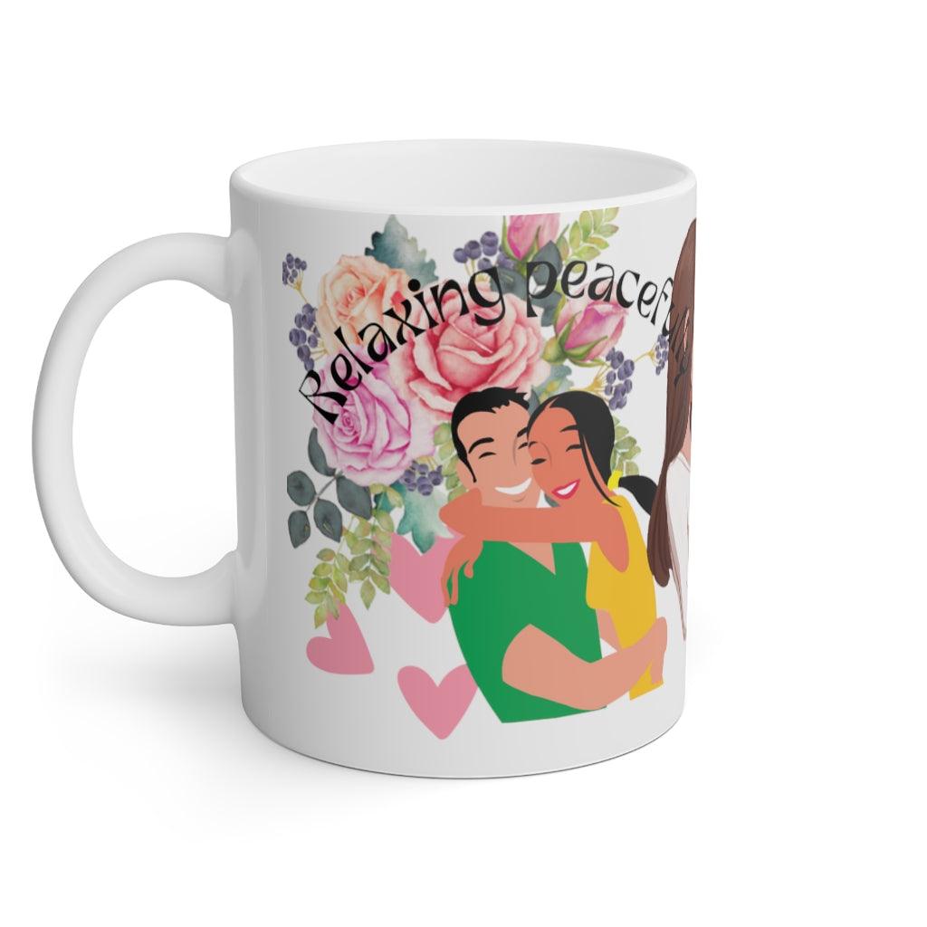 Book Boyfriend White Mug, 11oz - Aprilathomas