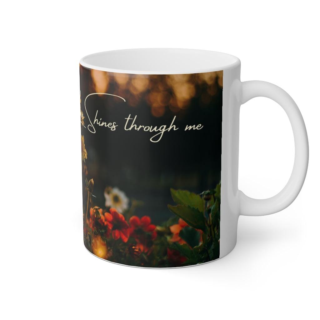 The Light of God Shines Through  Mug, 11oz - Aprilathomas
