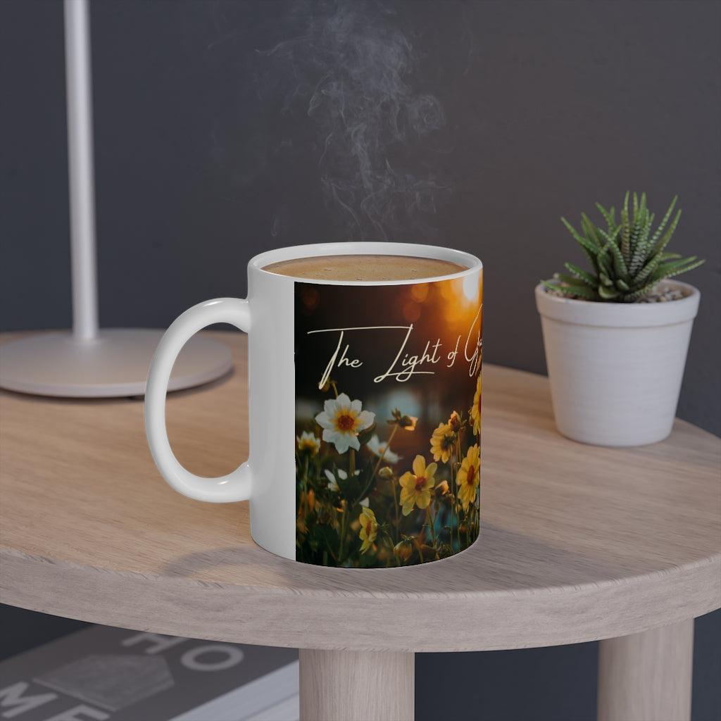 The Light of God Shines Through  Mug, 11oz - Aprilathomas