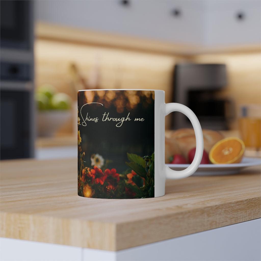 The Light of God Shines Through  Mug, 11oz - Aprilathomas